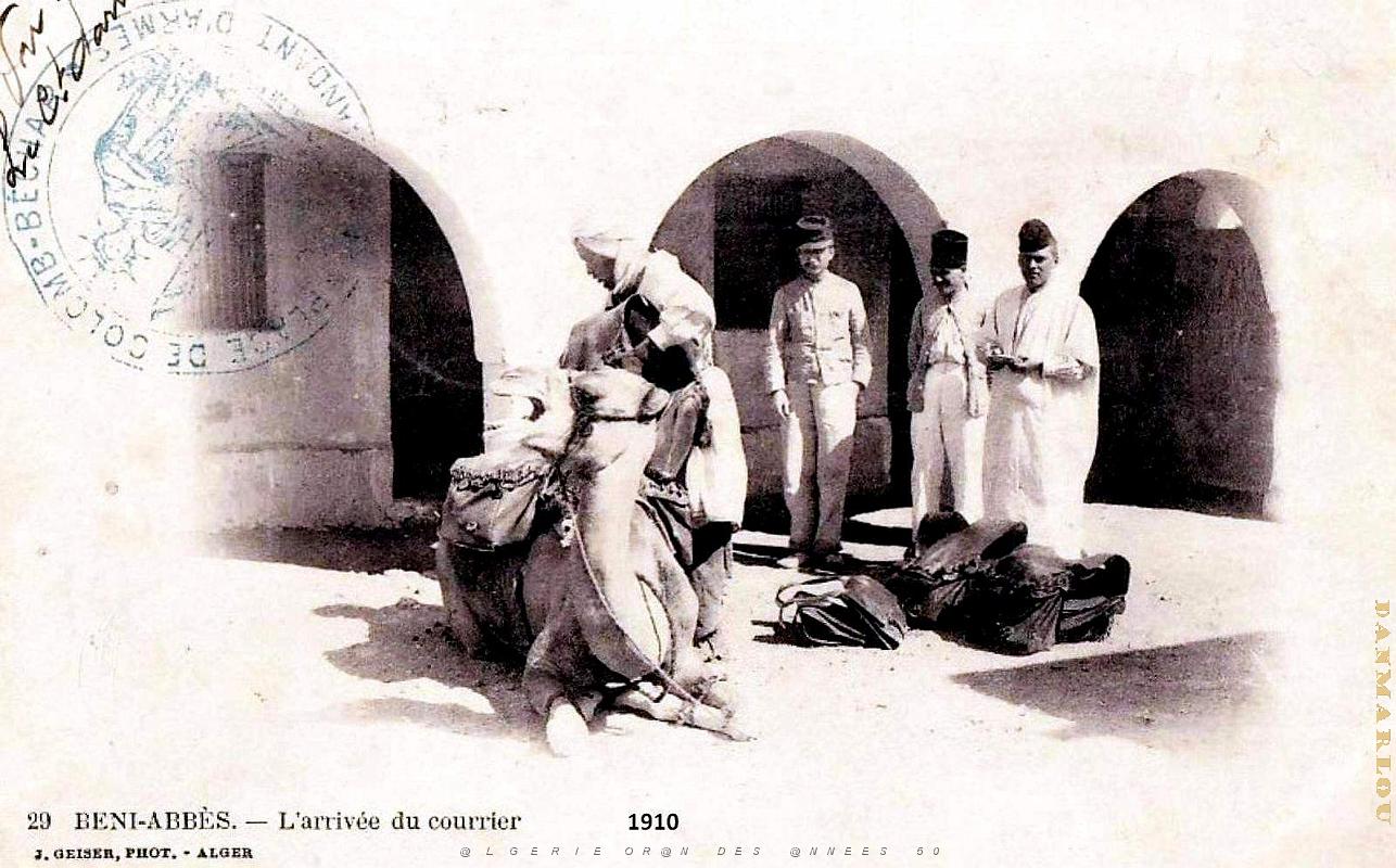 Beni-Abbes - Courrier  Arrivee - 1910.jpg